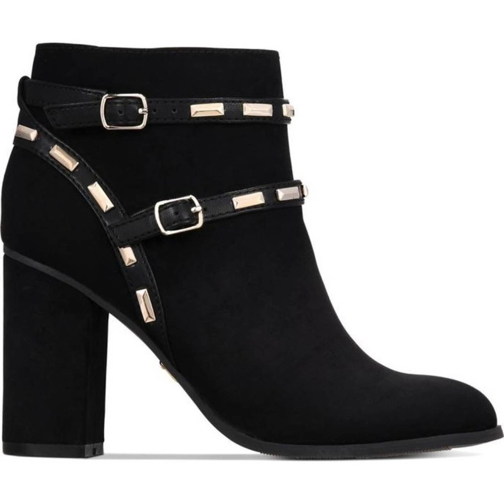 Thalia Sodi Women's Terrief Black MC Faux Suede Ankle Booties​ Boots Size 5 M